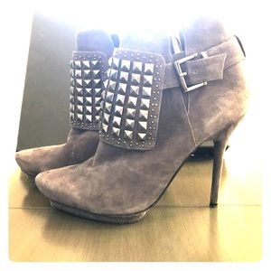 High heel booties